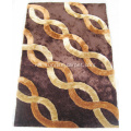 Reka bentuk 3D Rugged Shaggy Elastic dan Silk